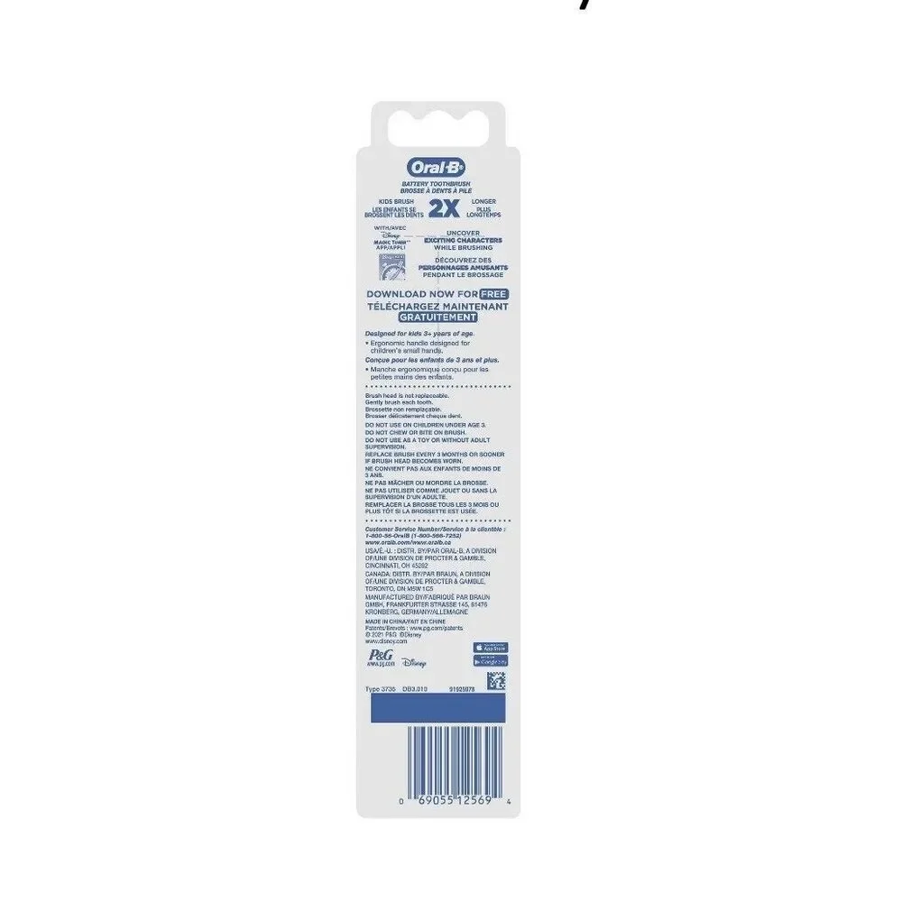 Oral-B ProHealth Battery Powered Kids Toothbrush Disney Raya And The Last Dragon